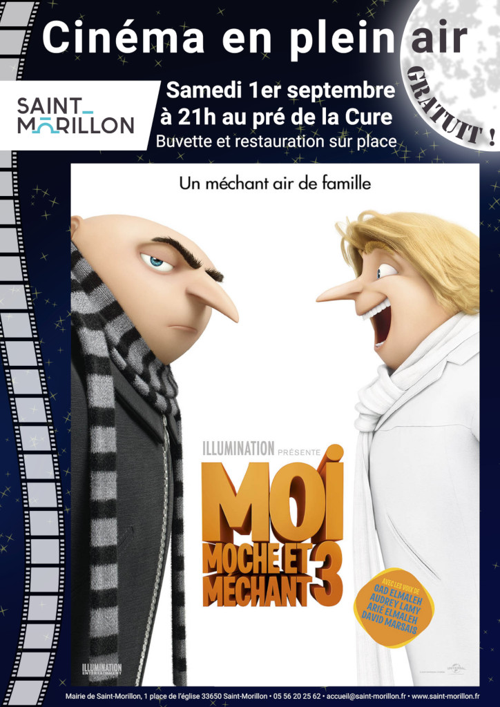 Affiche cinéma en plein air 2018-09-01