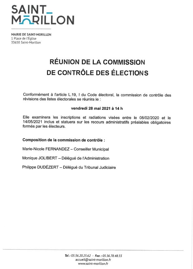 reunion commission de controle elec