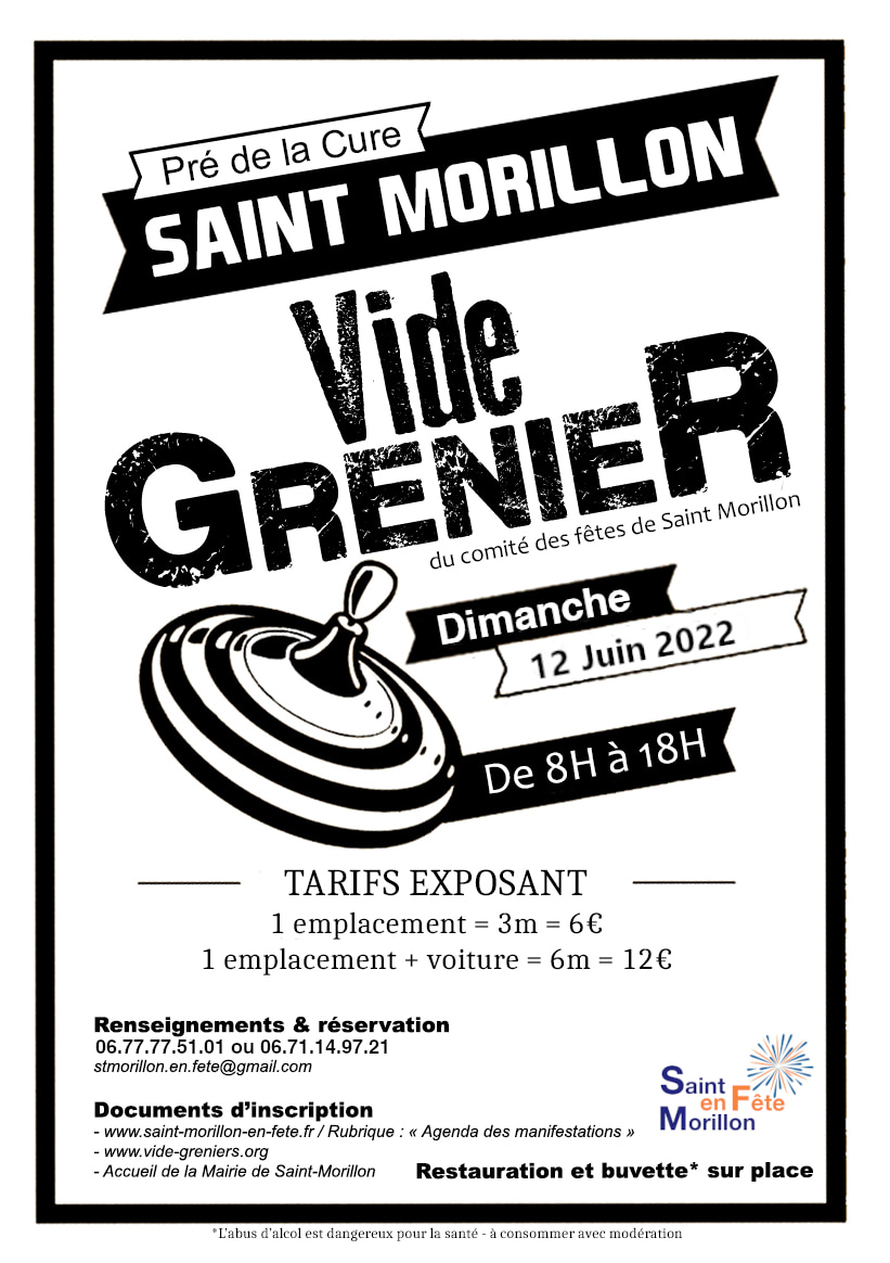 12 Juin 2022 Affiche Vide grenier