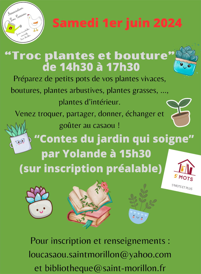 2024 06 01 Troc de plantes et boutures Lou Casaou