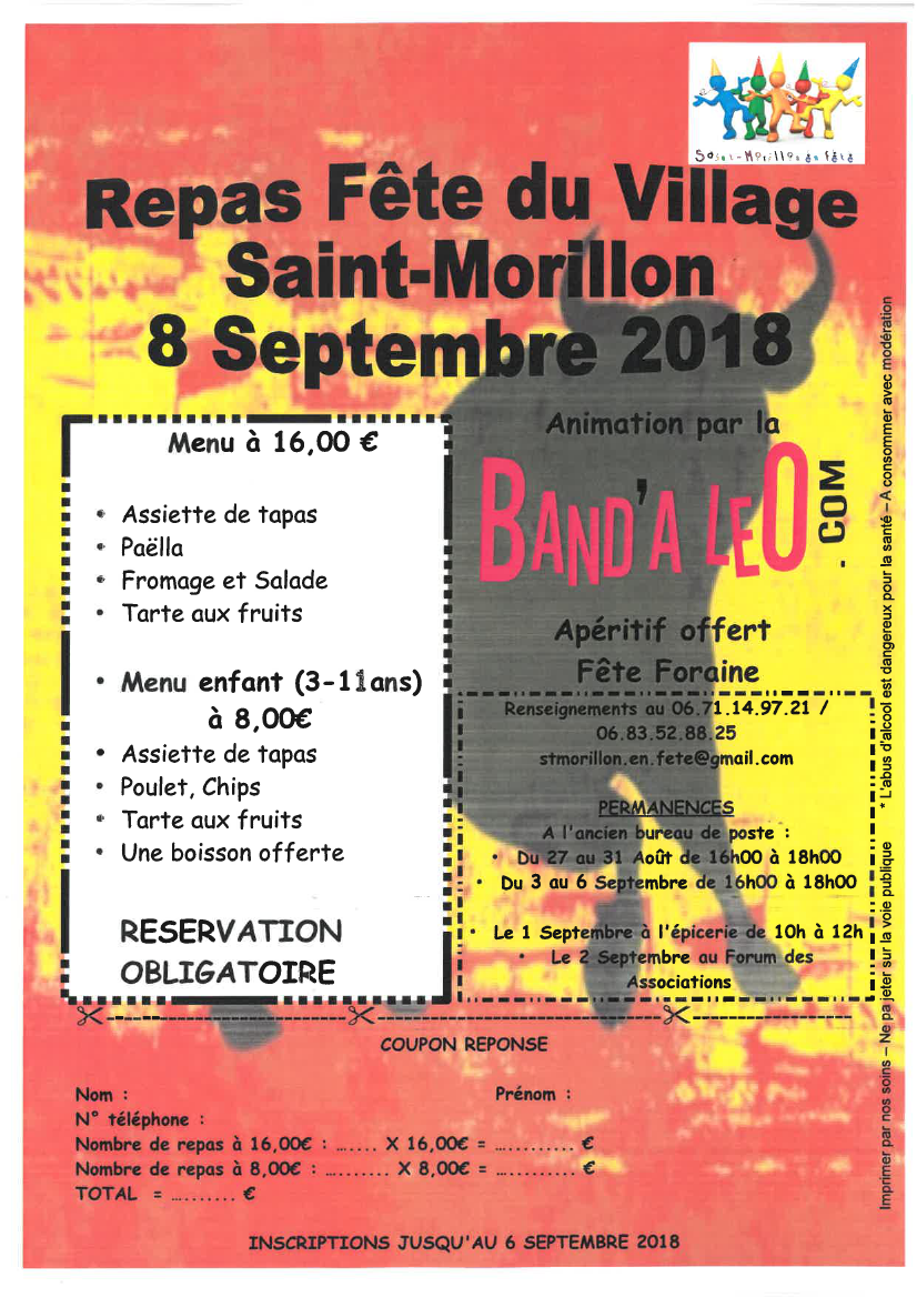 REPAS FDV 2018