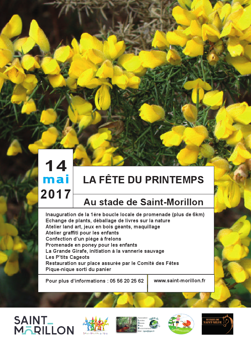 Affiche la fete du printemps 2017