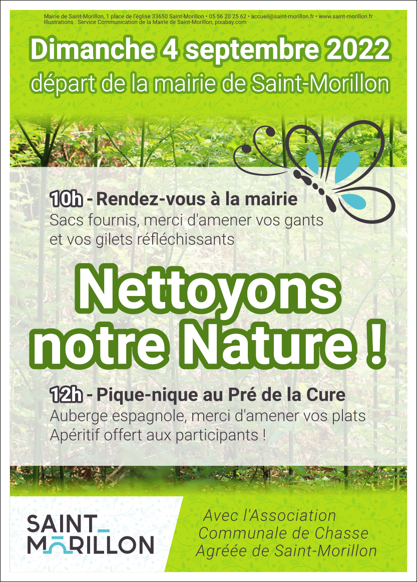 2022 09 04 Affiche Nettoyons notre nature