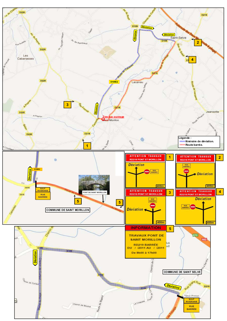 2023 10 Déviation Pont Saint Morillon 2