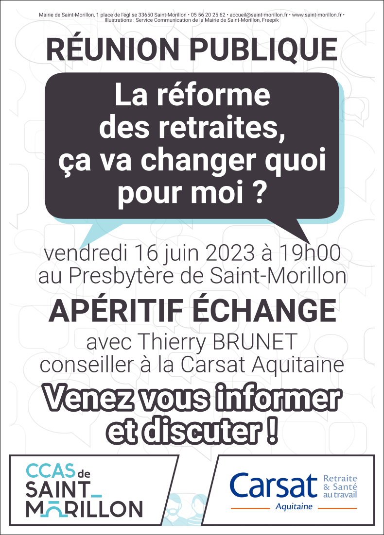 2023 06 16 Réunion publique réforme des retraites