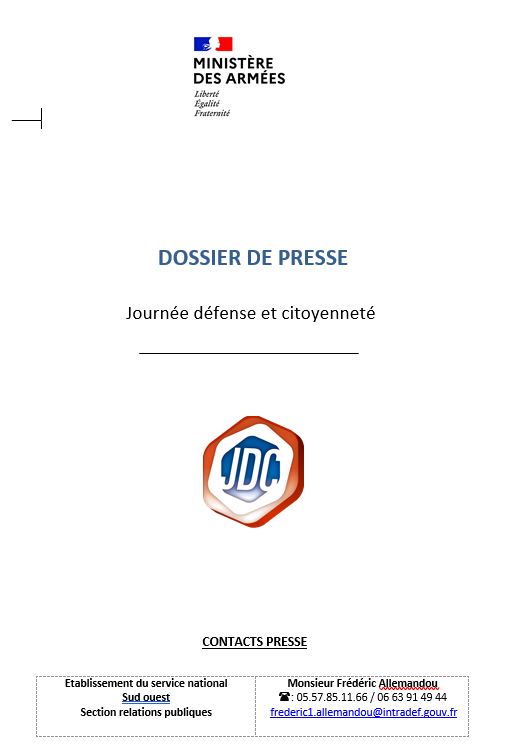 dossier presse jdc