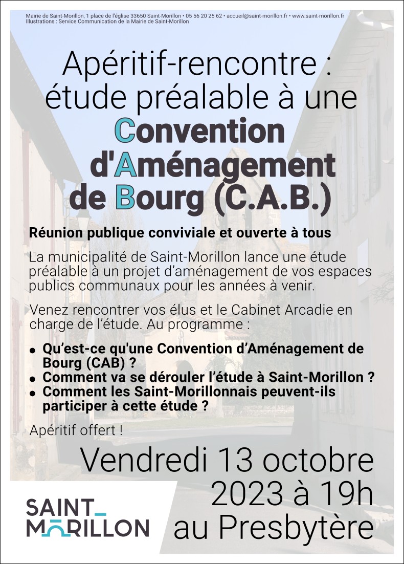 2023 10 13 ApéroCAB Affiche
