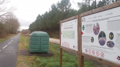 Déplacement de la borne à verre de Peyron à Jacoulet Nord