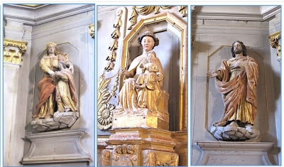 La restauration du retable de la Vierge nattée