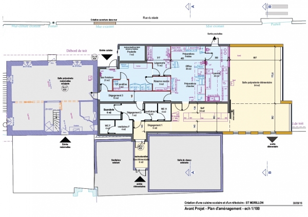 Projet de création de cuisine scolaire et d’un réfectoire