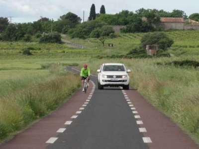 Mise en place d&#039;un &quot;Chaucidou&quot; route de Saint-Michel-de-Rieufret