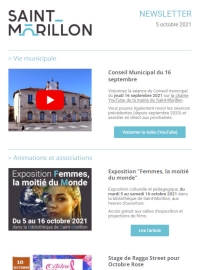 Newsletter 5 octobre 2021