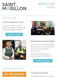 Newsletter 4 mai 2018