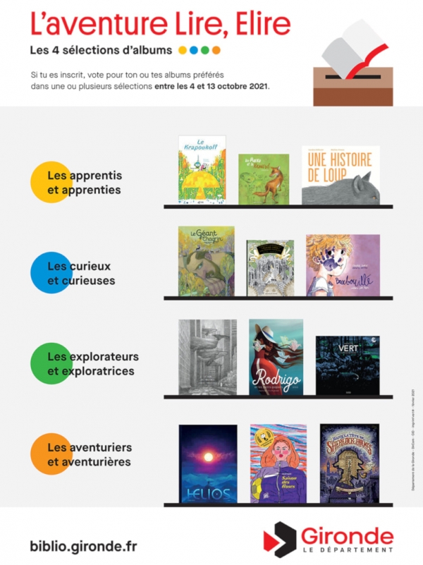 La bibliothèque participe à l&#039;animation citoyenne &quot;LIRE, ÉLIRE&quot; 2021