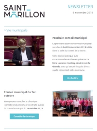 Newsletter 8 novembre 2018